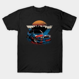 E30 M3 Vintage 80s style Racing Design T-Shirt